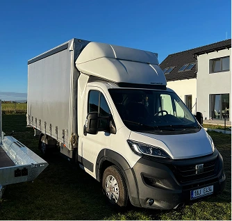 moving or delivery van on the road-3